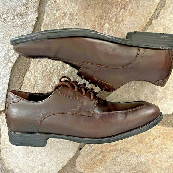 Johnston & Murphy Mens Sz 9 M Brown Waterproof XC4 System Dress Shoes - Picture 2 of 11